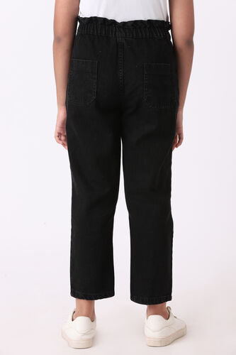 Black Solid Straight Bottom, Black, image 2